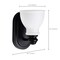 Nuvo Russel - 1 Light Vanity - Matte Black with Satin White Glass 60/8021 - alternate 4